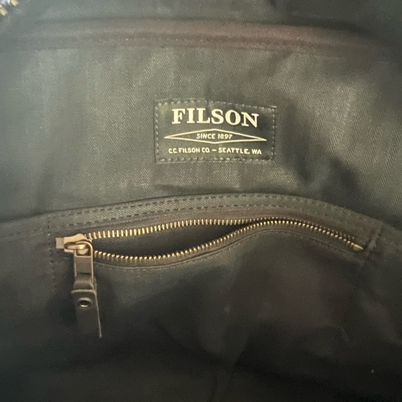 Filson Bags Filson Dawson Leather Duffle Black Standard Size Poshmark